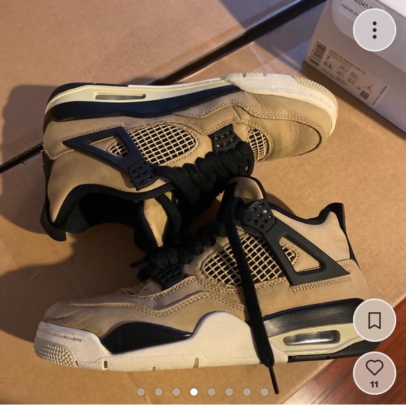 Nike Air Jordan 4 mushroom / fossil - Picture 5 of 8